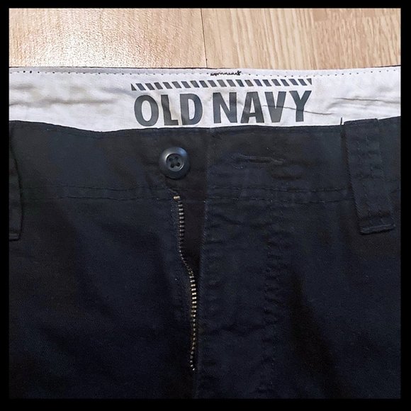 Old Navy Mens Cargo Shorts - Black - Picture 4 of 4
